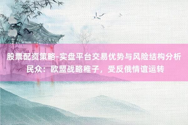 股票配资策略-实盘平台交易优势与风险结构分析 民众：欧盟战略稚子，受反俄情谊运转