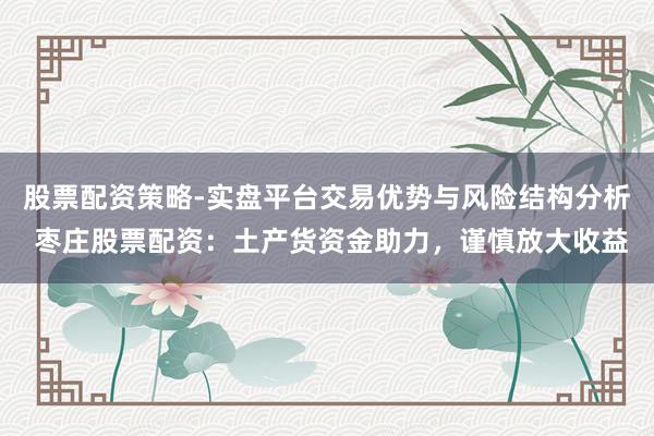 股票配资策略-实盘平台交易优势与风险结构分析 枣庄股票配资:土产货资金助力,谨慎放大收益